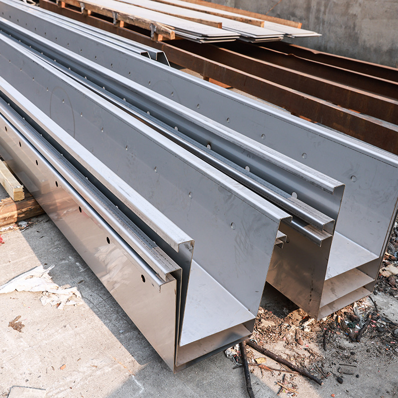 Manufacturers 201/304 Stainless Steel Gutter Production Bending Welding Processing Supply Building Drainage Channel