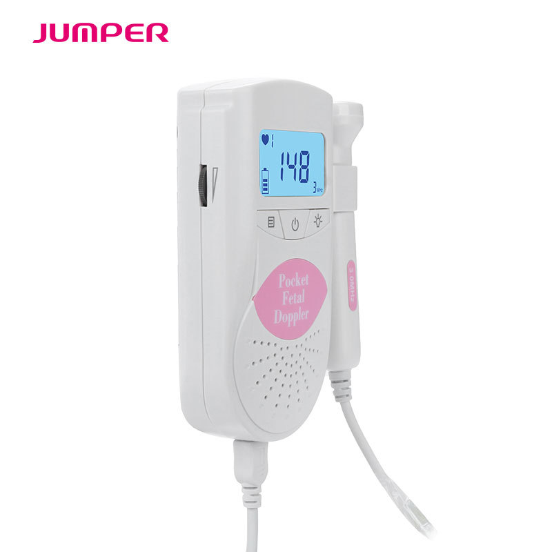 Jumper Export Cross-Border Export Fetal Heart Rate Meter English Packaging Fetal Doppler Jpd-100S6