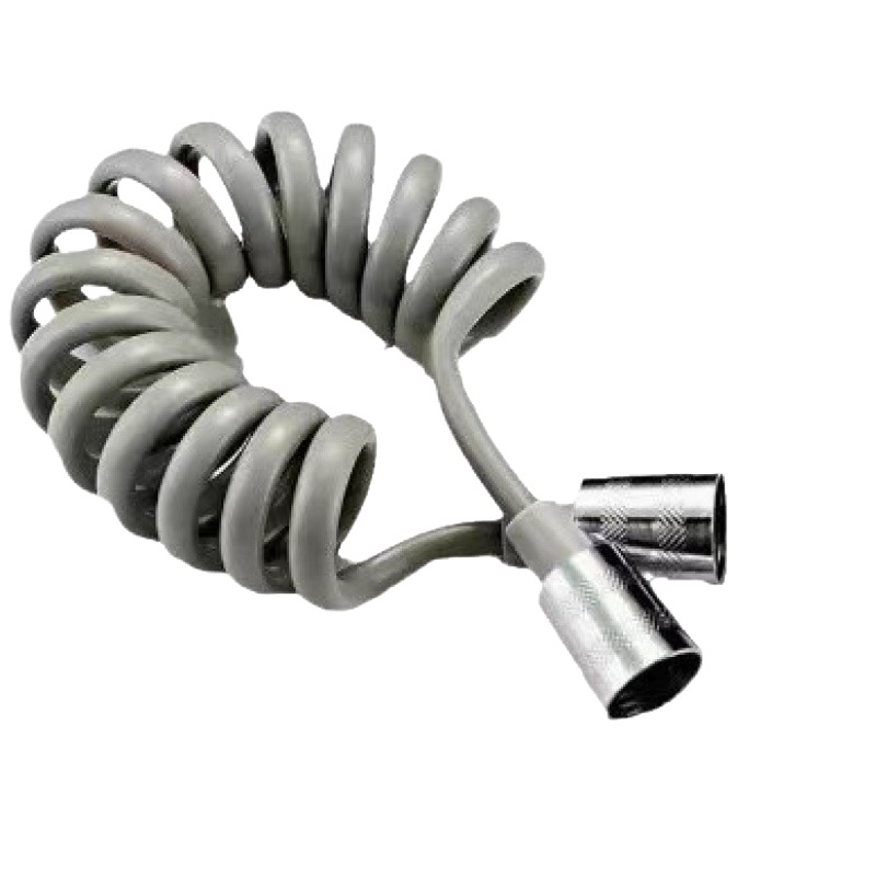 Extended Elastic Telescopic Water Pipe Shower Head Water Inlet Pipe Telephone Line Spring Pipe Toilet Flusher Spray Gun Hose