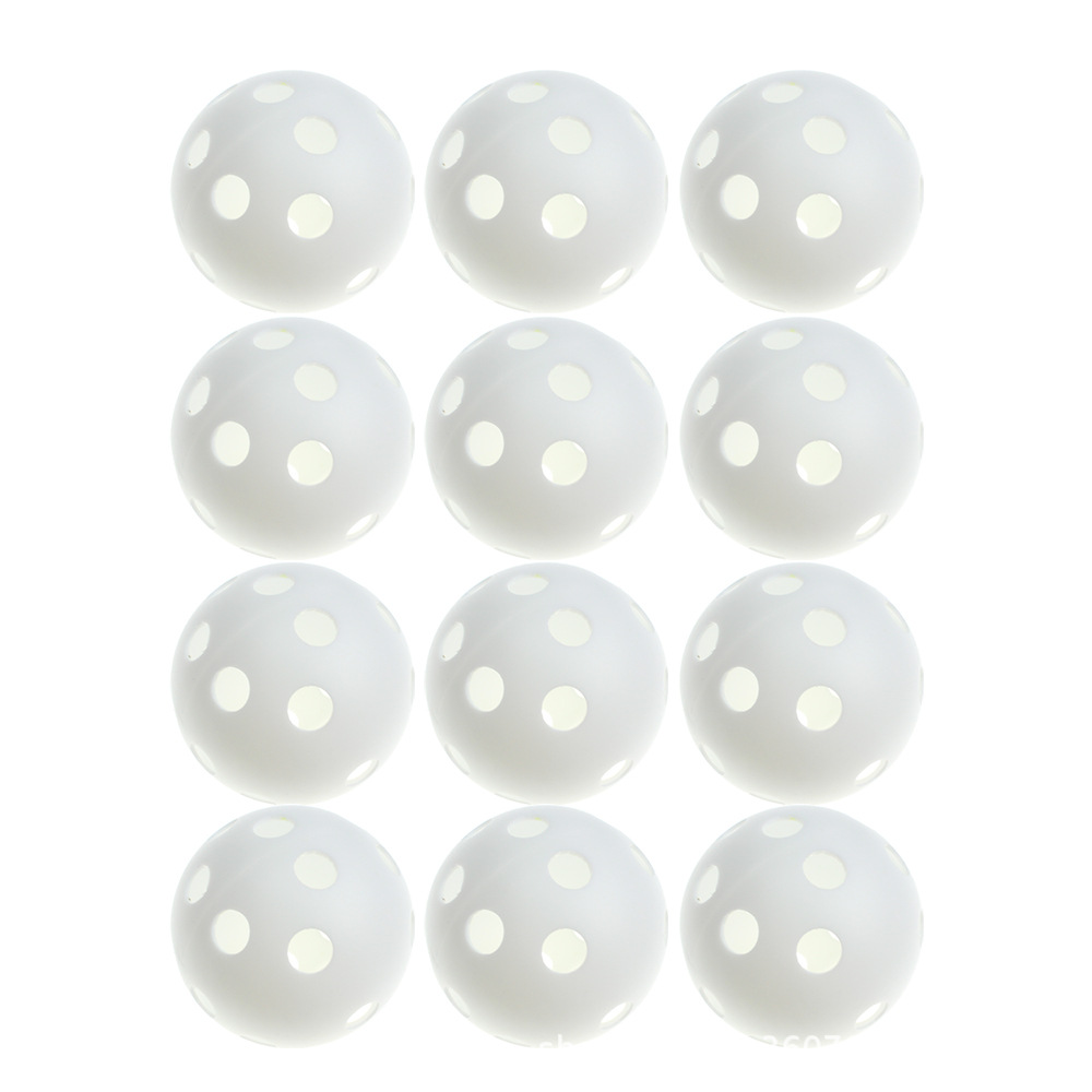42mm hole ball indoor and outdoor goer ball practice ball 26-hole PE blowing plastic Wei floating ball Fu White