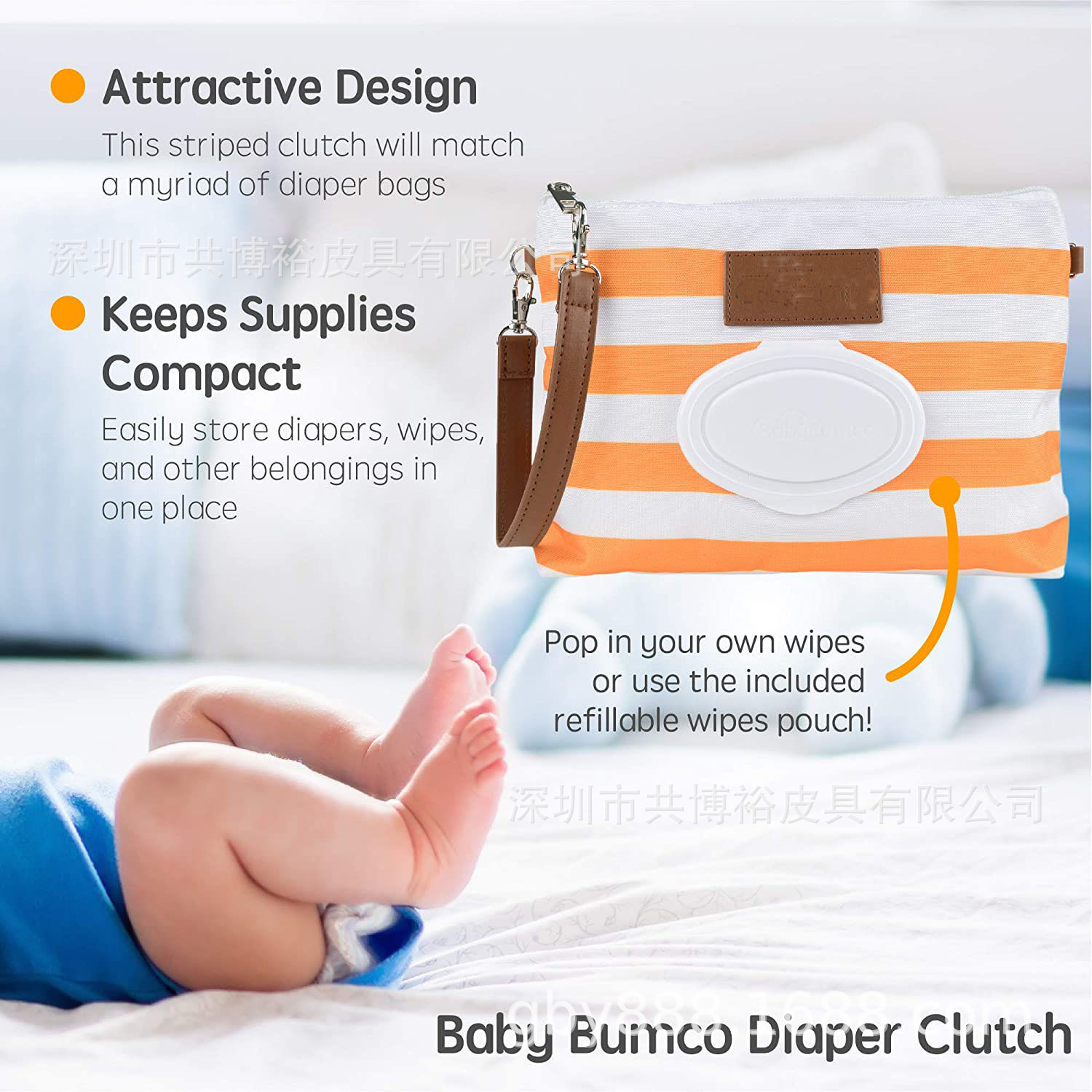 Customized New Multi-Color baby diaper bag portable diaper diaper diaper feeding bottle storage bag organizing bag