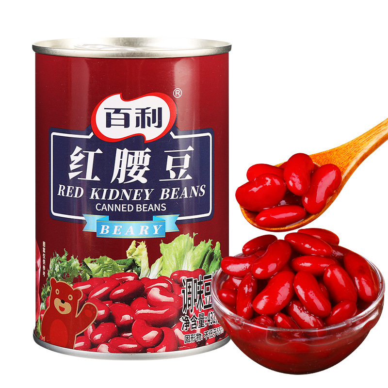 Postage Bailey Red Kidney Bean 432g Canned Instant Red Bean Kidney Bean Western Salad Dessert Origin Delivery
