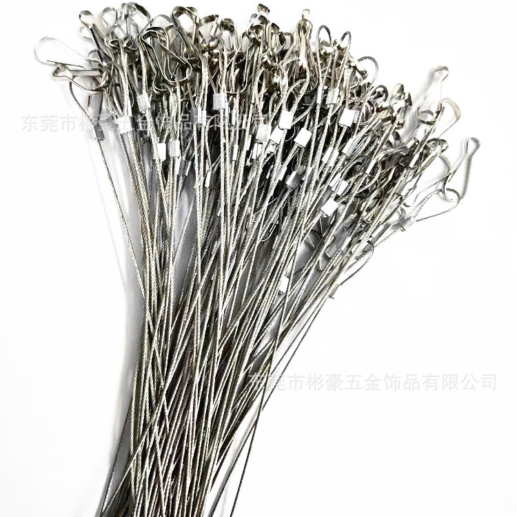 Supply of Wire Rope Cable Led Sling, Wire Rope Sleeve, Aluminum Sleeve, Stamped Wire Rope Cable, Rubber-Coated Steel Wire Ring