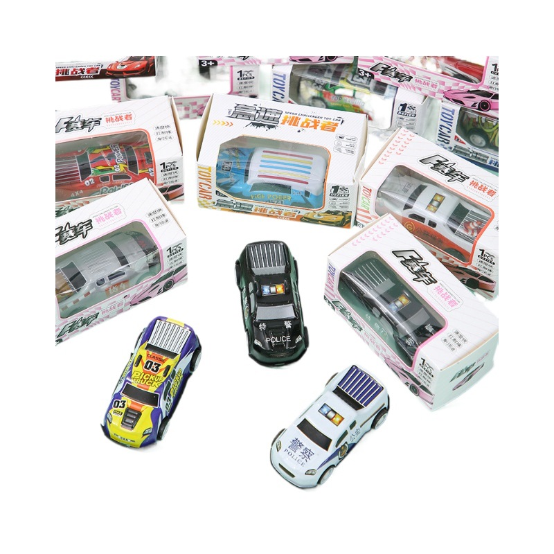 Mini alloy Huili tin car car racing model children's toys kindergarten prizes stall wholesale