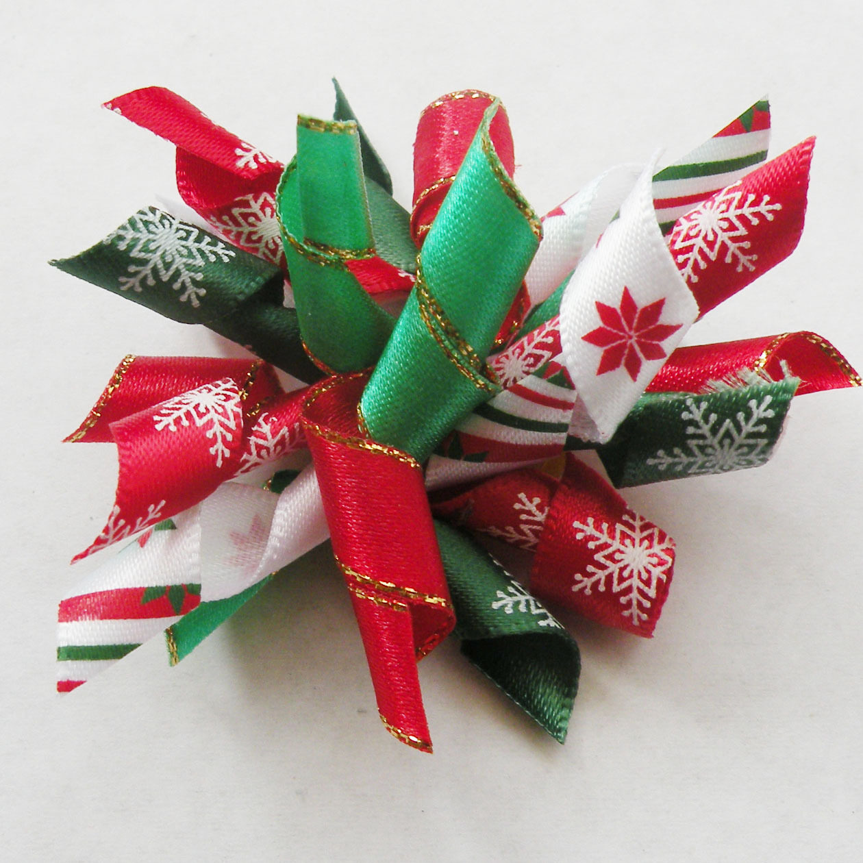 Christmas Pet Head Flower Pet Headdress Christmas Roll Flower Pet Head Flower Pet Bow Tie