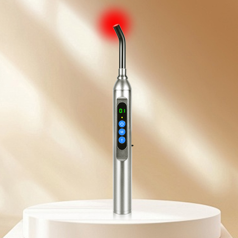 New Led Red Light Physiotherapy Flashlight to Treat Oral Cavity, Satchel Infrared Lamp, Nose and Ear Canal Physiotherapy Instrument