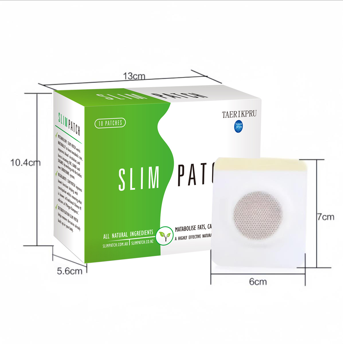 Foreign Trade Cross-Border Aliexpress Amazon English Version Belly Button Patch Slim Patch