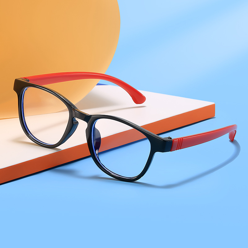 2025 New Fashion Kidsren's Anti-Blue Light Small Frame Computer Goggles Non-Prescription Kidsren's Decorative Glasses for Boys and Girls
