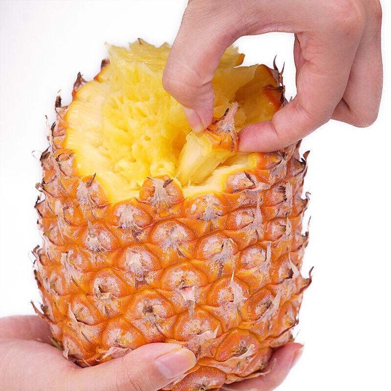Hainan Yunnan Golden Diamond Pineapple Fresh Fruit Whole Box Free Shipping Seasonal Fruit Pineapple Dropshipping