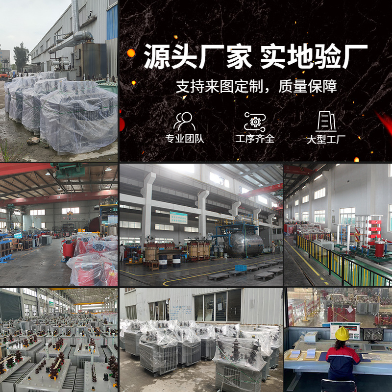 110Kv Oil-Immersed Power Transformer Three-Phase Dual Winding No Excitation Voltage Regulation High-Power Transformer Factory
