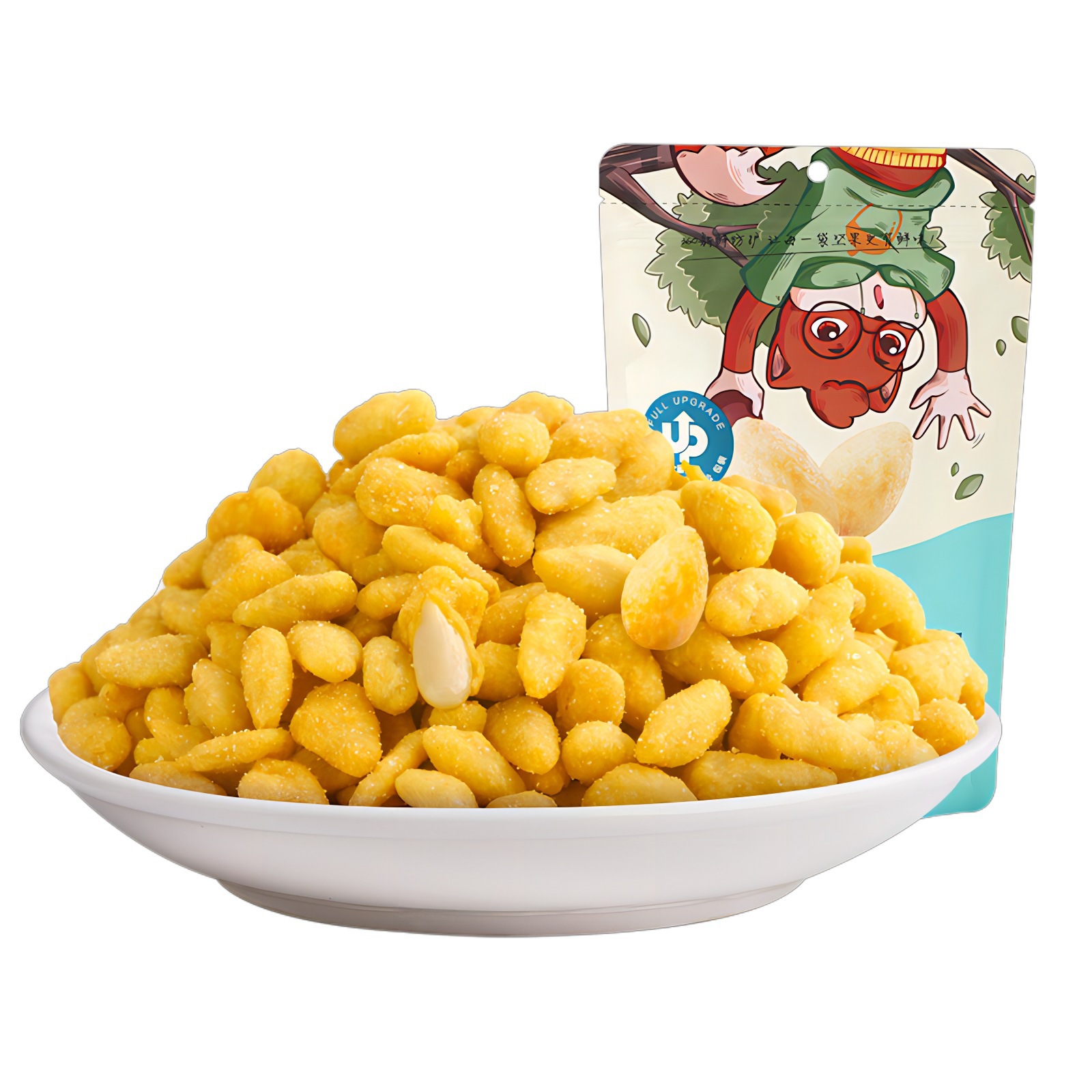 [Three Squirrels Salted Egg Yolk Flavored Melon Seed Kernel/110g] Fried Sunflower Seed Office Snacks