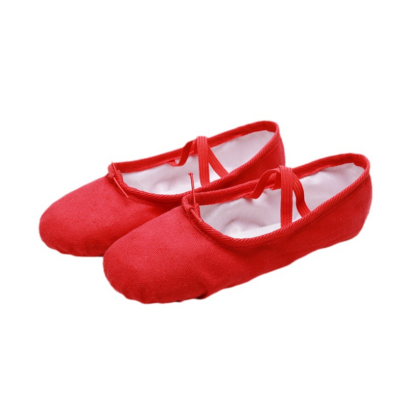 Wholesale dance shoes adult female children practice soft bottom cat claw shoes yoga body folk dance ballet shoes