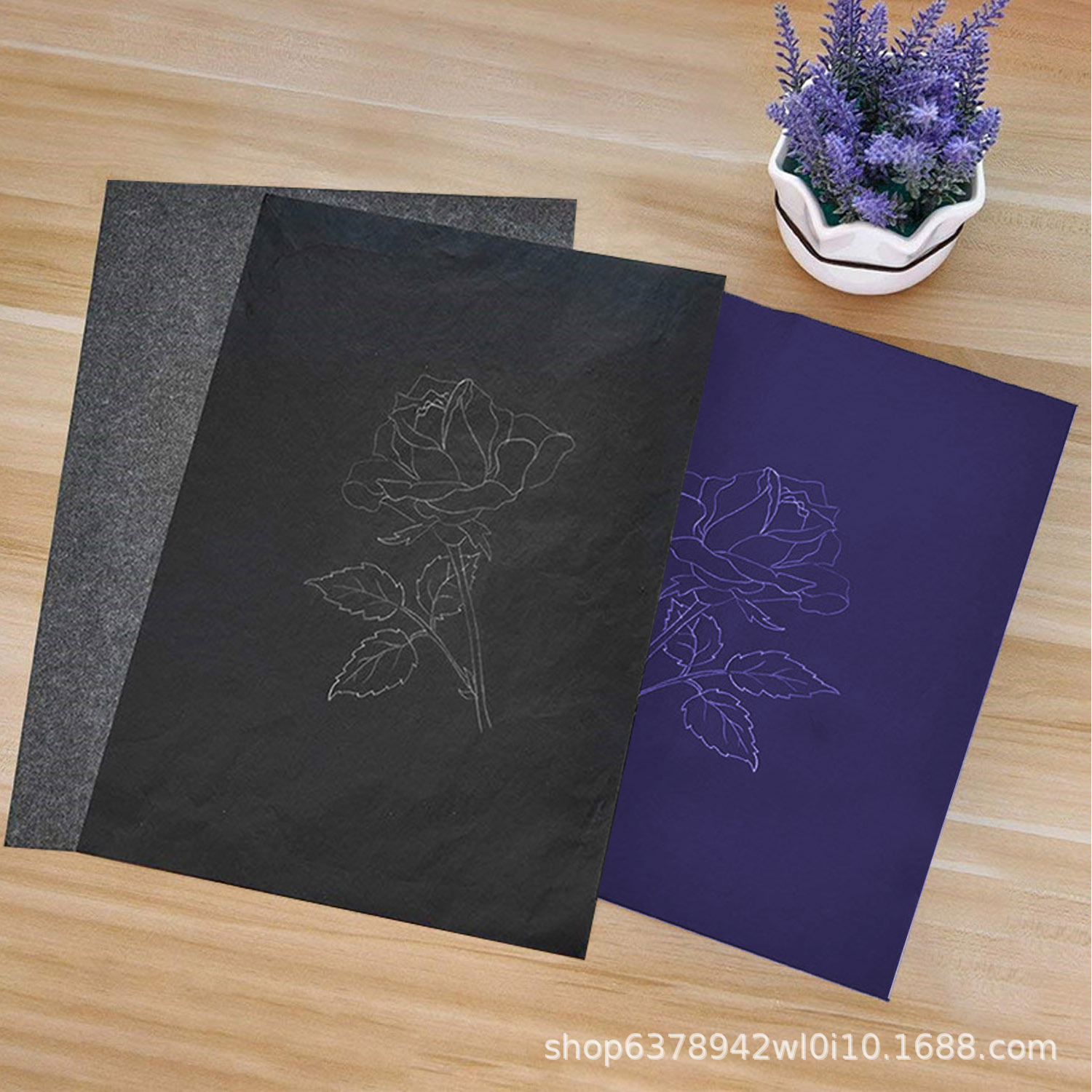 Source manufacturer graphite carbon paper black blue carbon paper single A4 tracing paper handwriting clear