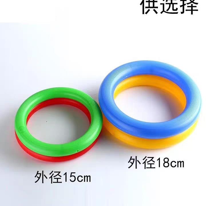 Early education gymnastics circle toy hand rattle kindergarten equipment children silent infant gymnastics ring plastic ring