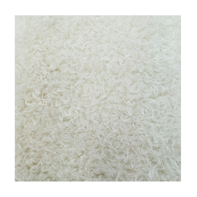 Factory Straight Hair Australian Wool Wave Roll Wool Fabric Autumn and Winter Clothing Plush Curly Fabric Women's Coat Jacket