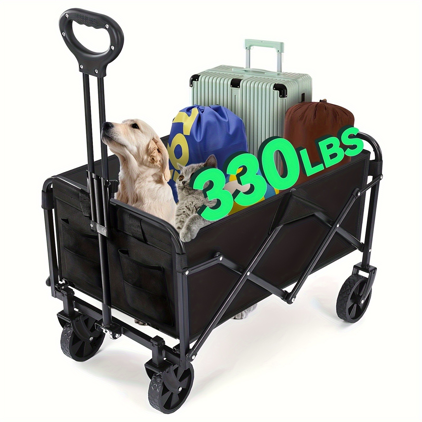 2025 Новый трансграничный дропшиппинг 1 шт складная тележка для домашних животных пляжная тележка трансграничный дропшиппинг