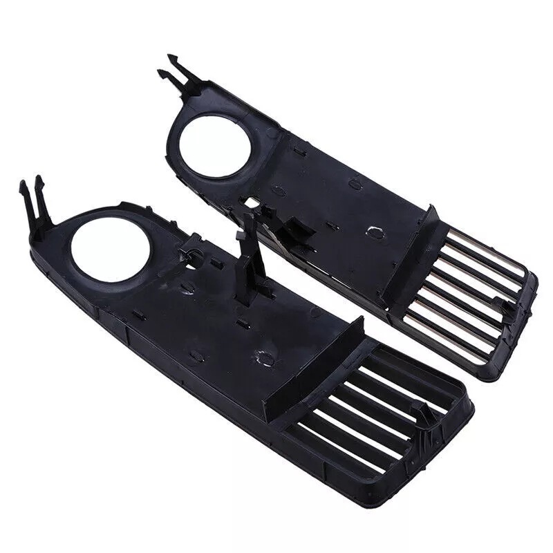 Suitable for Audi 98-02 A6 C5 Fog Light Frame Front Bumper Lower Grille Fog Light Grille Trim Air Vent Car Accessories