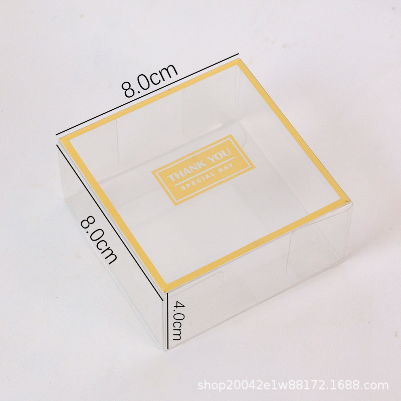 New transparent PVC candy box wedding wedding gift candy box gift box candy bag simple packaging box