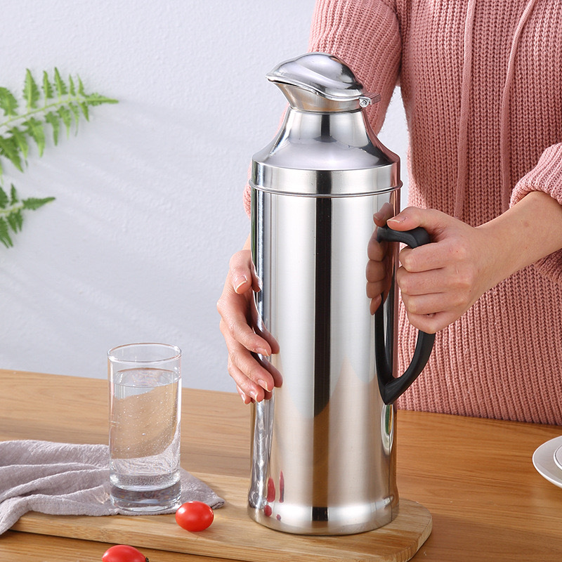Stainless steel household thermos glass liner vintage thermos 3.2L large capacity herbal tea boiling water thermos