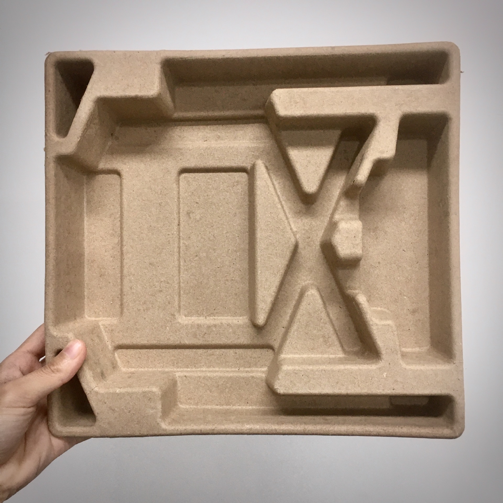 Chongqing Source Manufacturer Designed Pulp Molded Built-In Packaging Tray, Digital Appliance Inner Tray, Environmentally Friendly Paper Tray