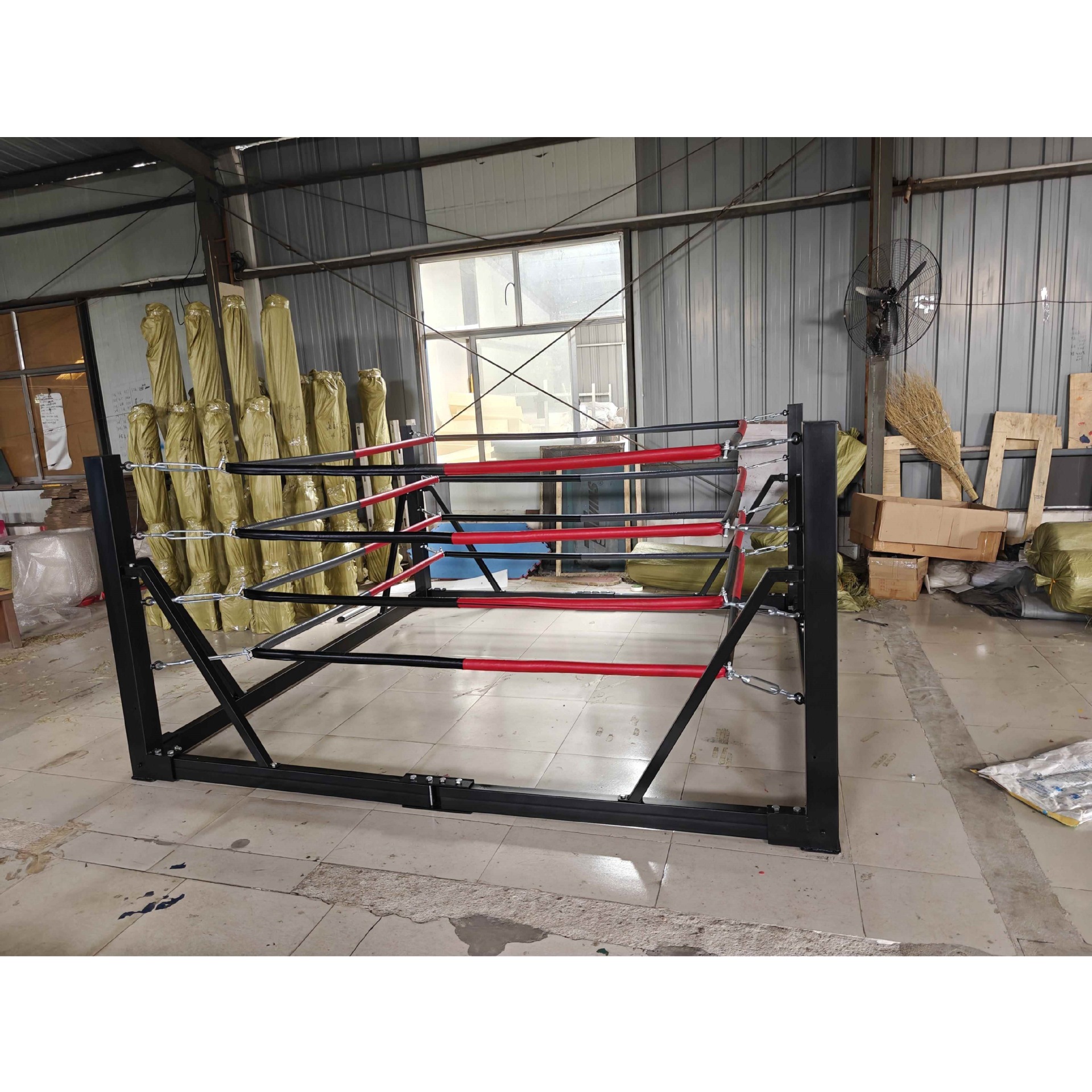Storage-Type Boxing Ring, Muay Thai Competition Boxing Ring, Folding Portable Storage Boxing Ring