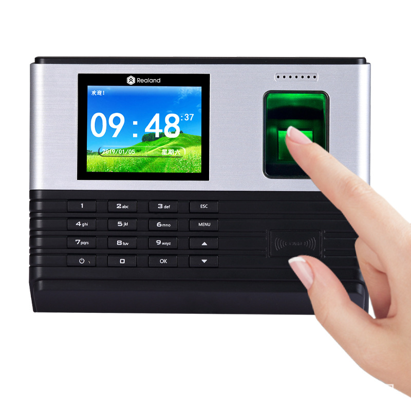 Fingerprint Attendance Machine, Employee Check-In and Check-Out Machine, Cross-Border Multi-Language Check-In Machine