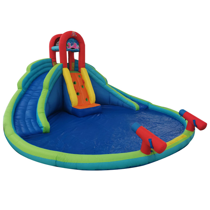 Cross-Border Export Outdoor Inflatable Castle Household Small Trampoline Inflatable Small Slide Oxford Cloth Factory Direct Supply Wholesale