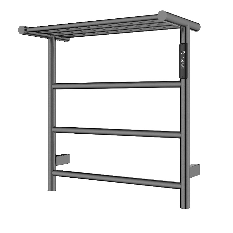 Intelligent Electric Heated Towel Rack Household Bathroom Heated Drying Rack 304 Stainless Steel Carbon Fiber Heated Towel Rack