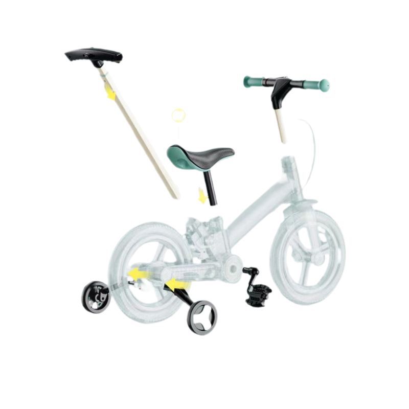 Nadle Natto Kidsren's Bicycle Men's and Women's Baby Foldableing Bicycle Cycling Balance Dual-Purpose Pedal Sliding