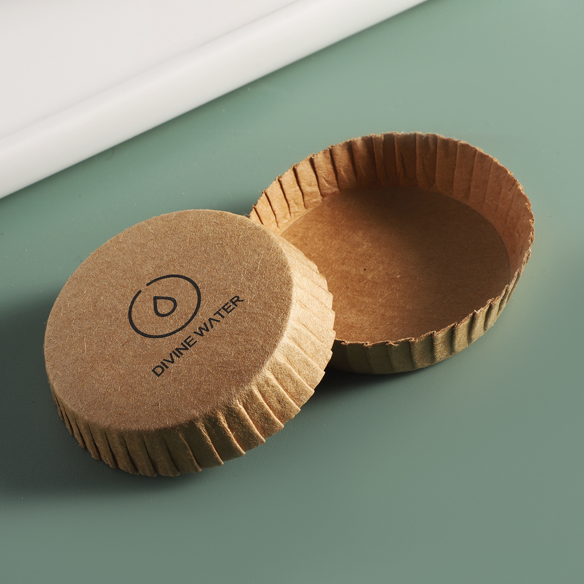 Disposable Paper Cup Cover Hotel Hotel KTV Bar Barber Shop Coated Paper Opening Paper Cup Cover Printable Logo