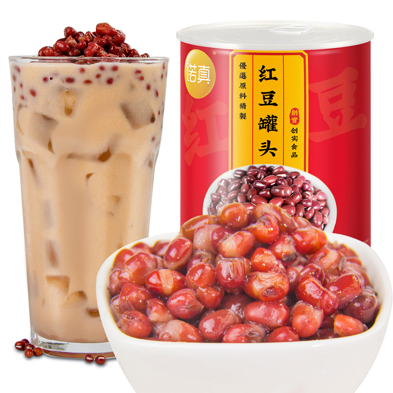 Chuangshi red bean canned dense bean commercial dense bean open can instant sugar water canned dessert milk tea special 900g wholesale