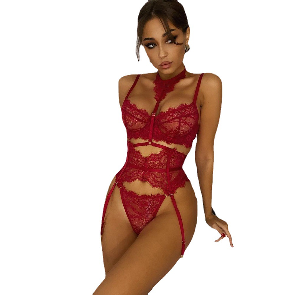 High-Quality European and American Export Sexy Lace Bone Girdle Women's Sexy Body Shaping Split Suit Ct0995 Waistband