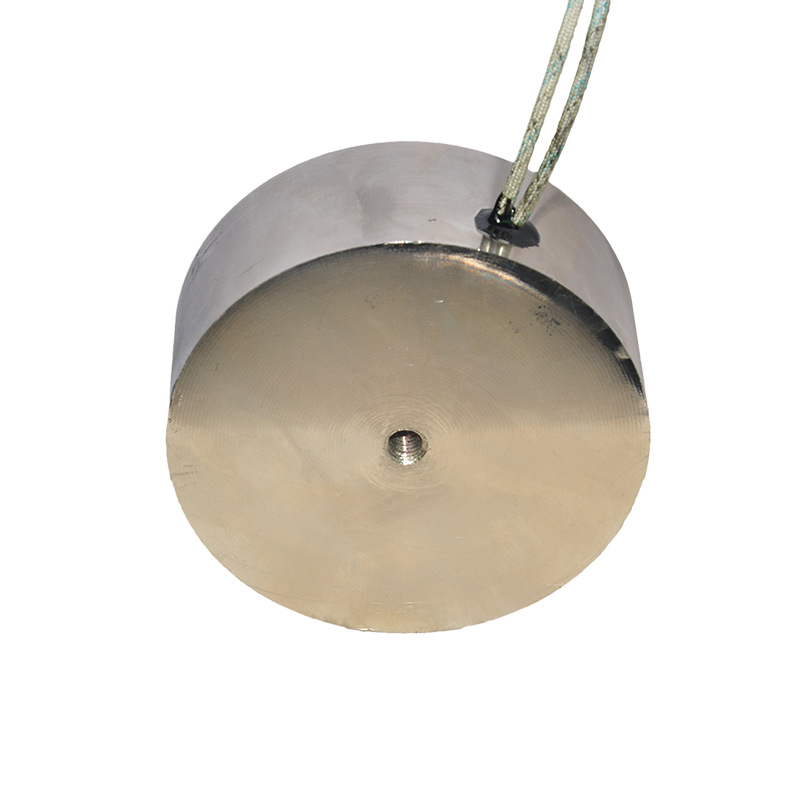 Factory Direct Sales Dc Large Suction Suction Cup Type Automation Equipment Mechanical Round Electromagnet