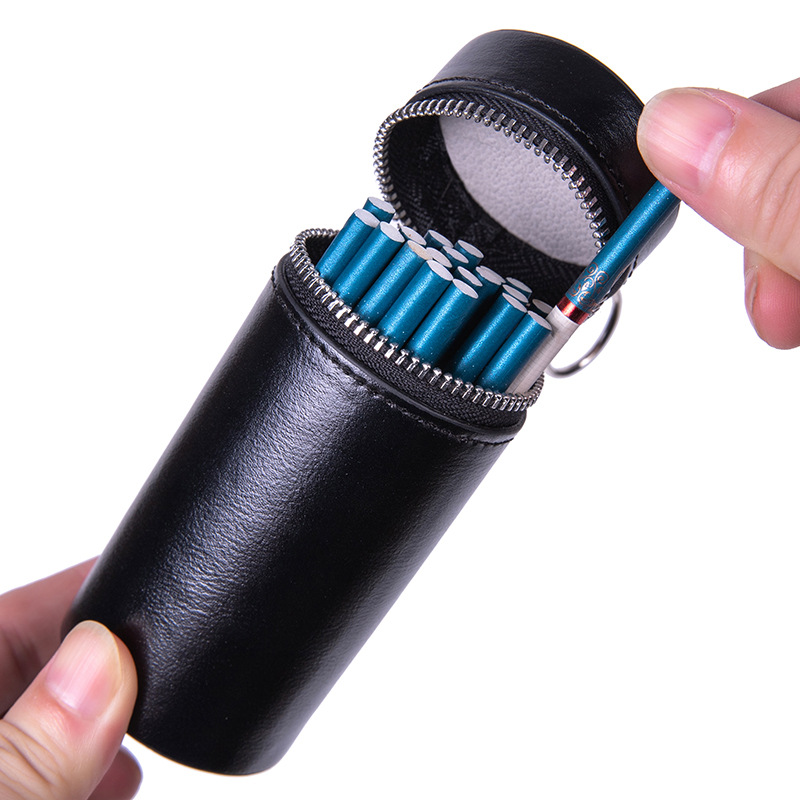 Кросс-граница кожаная коробка для сигарет, защитная коробка для 20 сигарет, магнитная упаковка