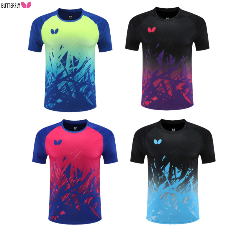 Новый костюм для настольного тенниса Butterfly, быстросохнущий, дышащий, спортивная одежда для мужчин и женщин