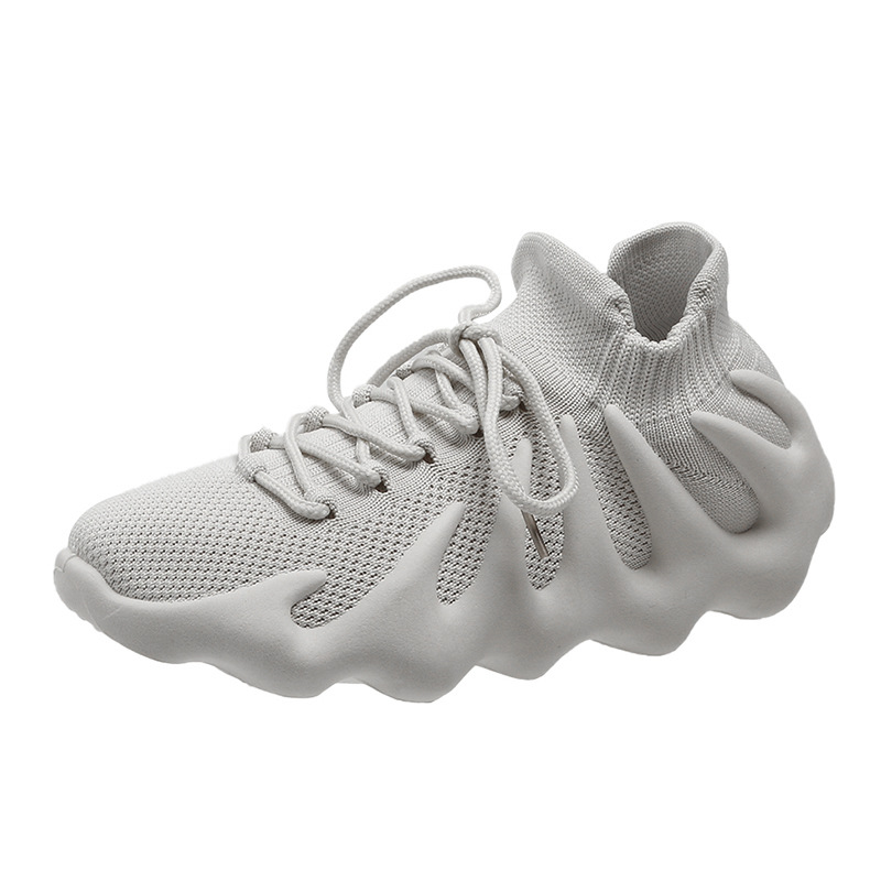 2024 New Flywoven Octopus Casual Sports Shoes Korean Style Trendy Couple Shoes Breathable Volcano Socks Men's and Women's Shoes