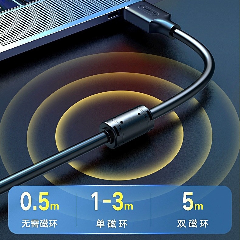 Luxun usb printing line pure copper core printer pvc environmental protection double shielding high-speed square usb2.0 data line