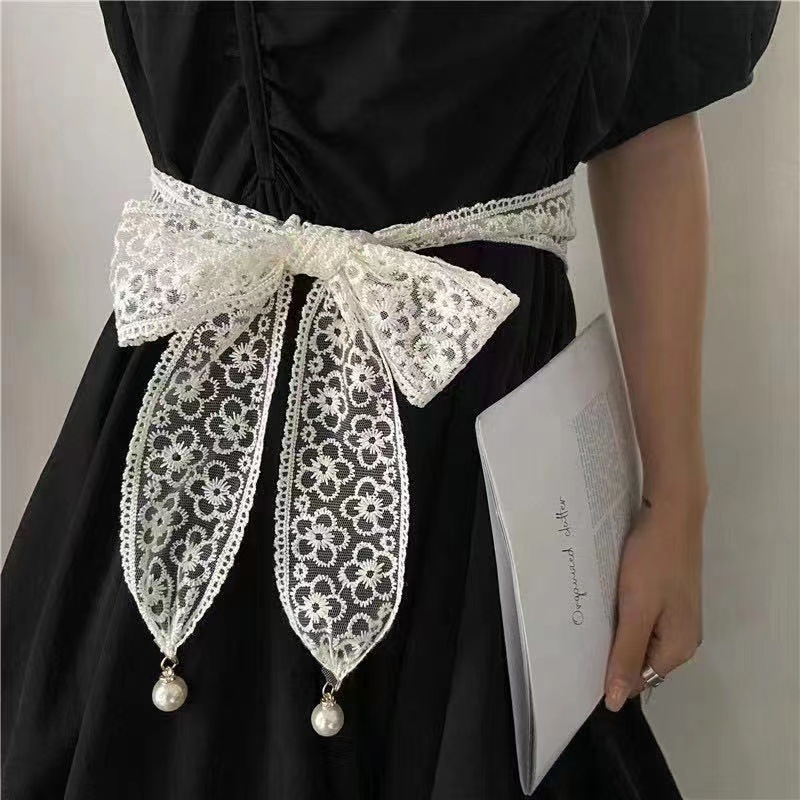 New ladies sweet dress waist decoration with temperament chain girls ins style