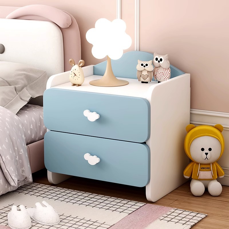 Children's Bedside Table Boys and Girls Cartoon Pink Small Creative Storage Cabinet Cute Bedroom Simple Modern Cabinet