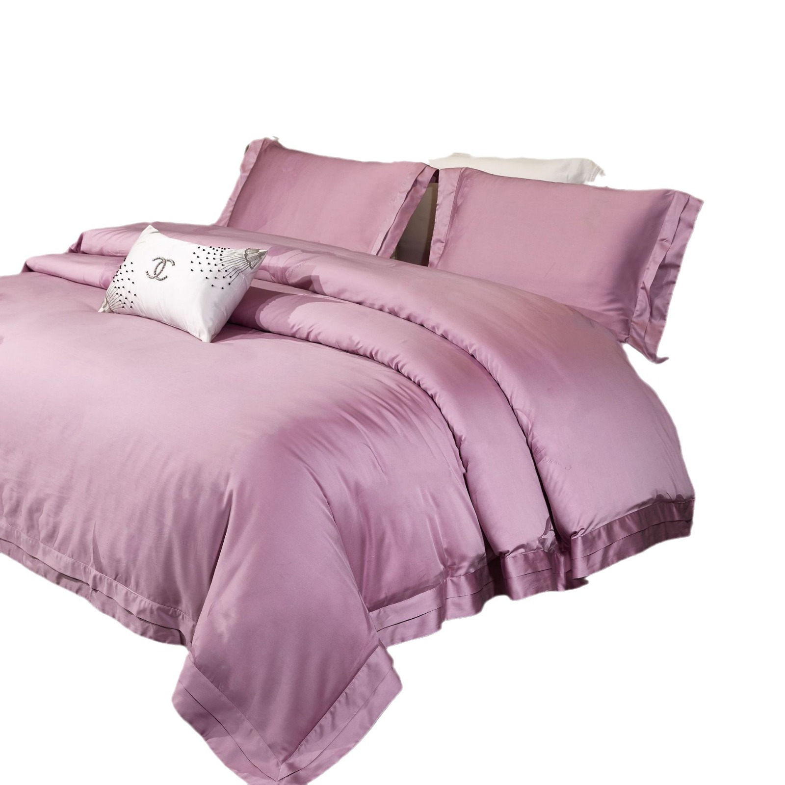 Manufacturer Supplies Tencel Cotton Lyocell Fiber Fabric, Imported Lenzing Encrypted Woven Fabric, Simulated Silk for Bedding