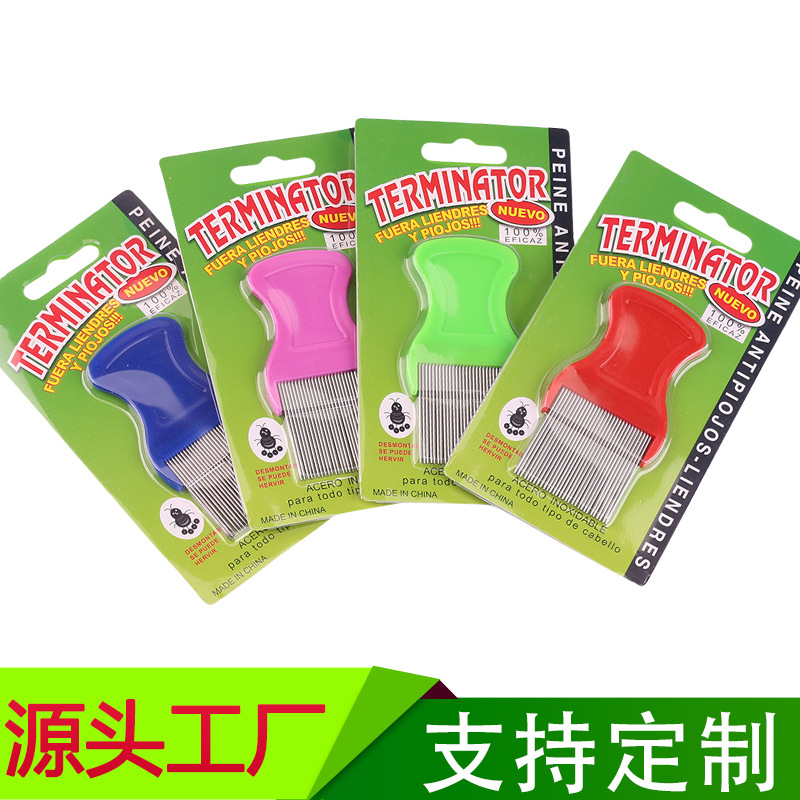 Производители товаров для домашних животных стальная игольчатая расческа для удаления блох