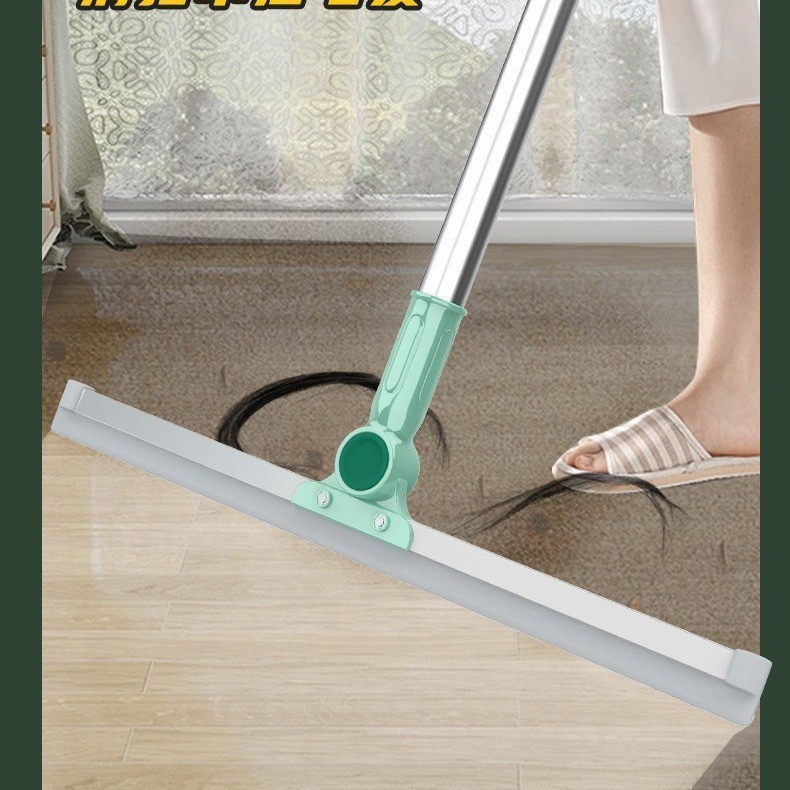 Retractable Magic Silicone Floor Scraper Bathroom Floor Wiper Broom Wiper Household Selected Dust Sweeper Does Not Stick to Hair