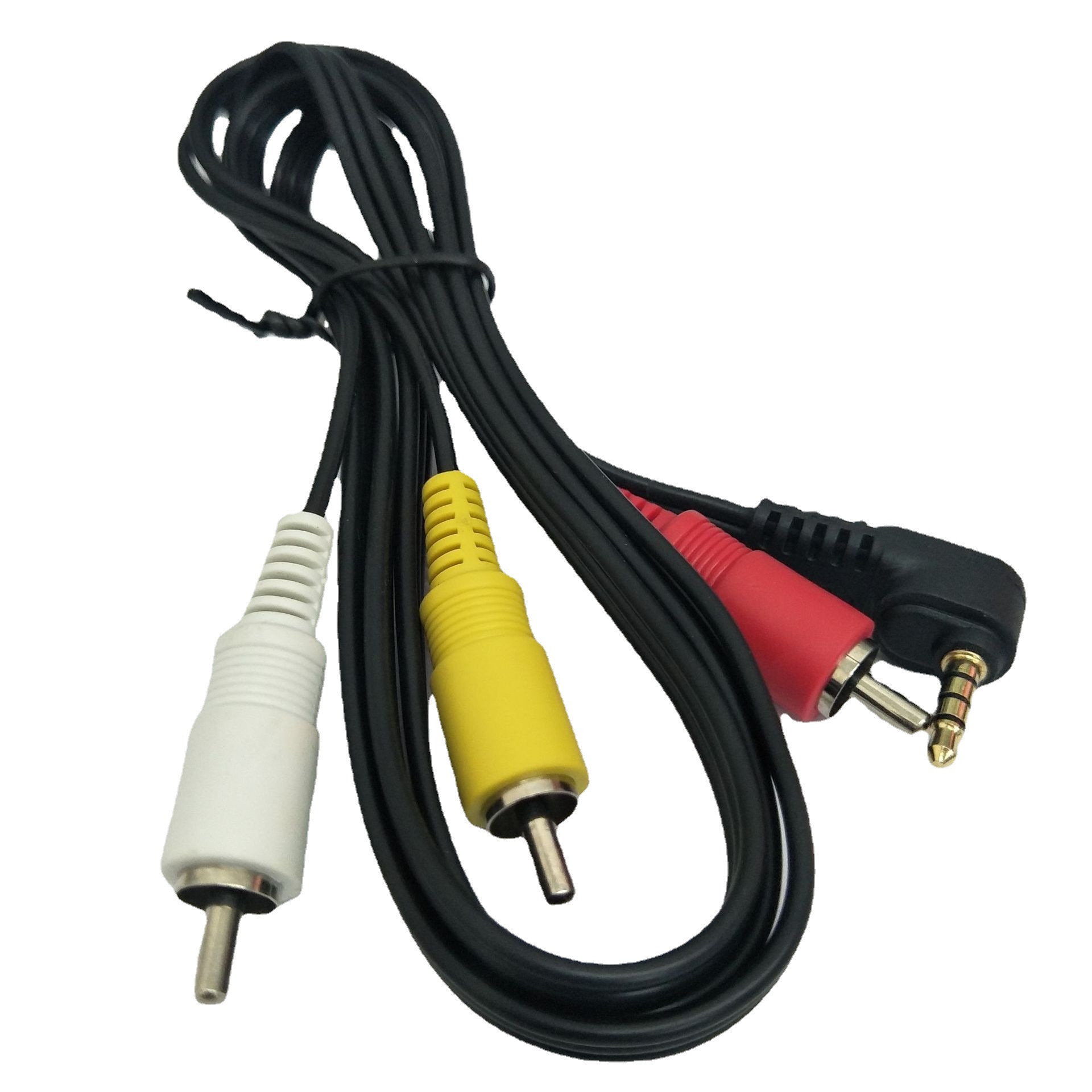 Suitable for Canon stereo video cable STV-250N 3.5 to 3RCA/Lotus head audio and video cable