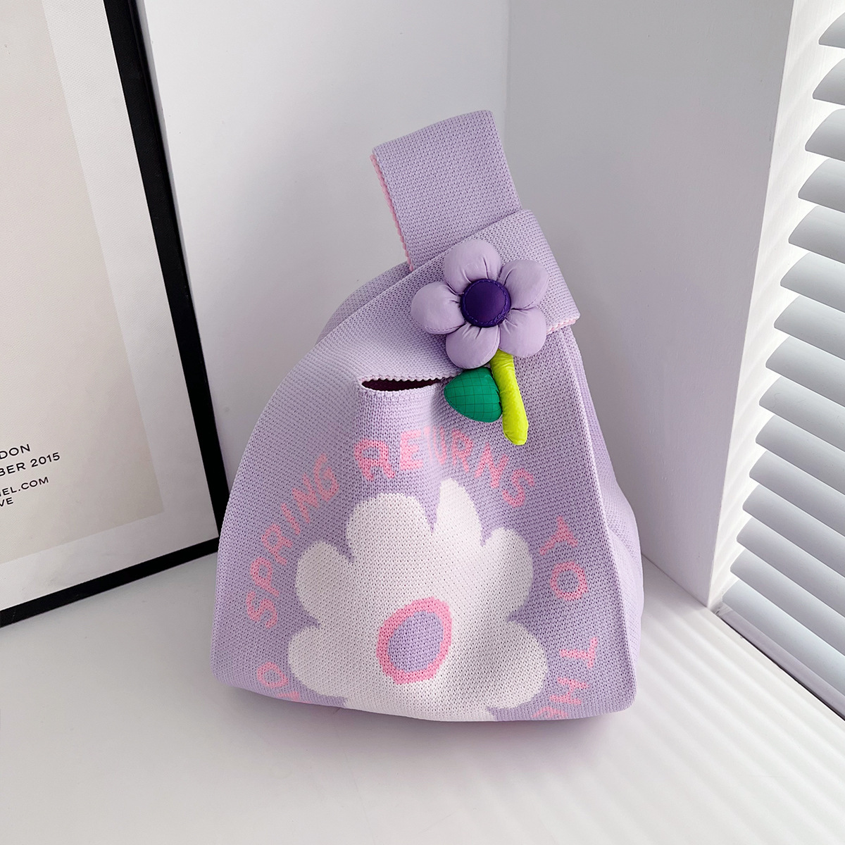 New Knitted Bag for Women, Animal Style Handbag, Cute Souvenir Snack Bag, Practical and Versatile Woven Bucket Bag