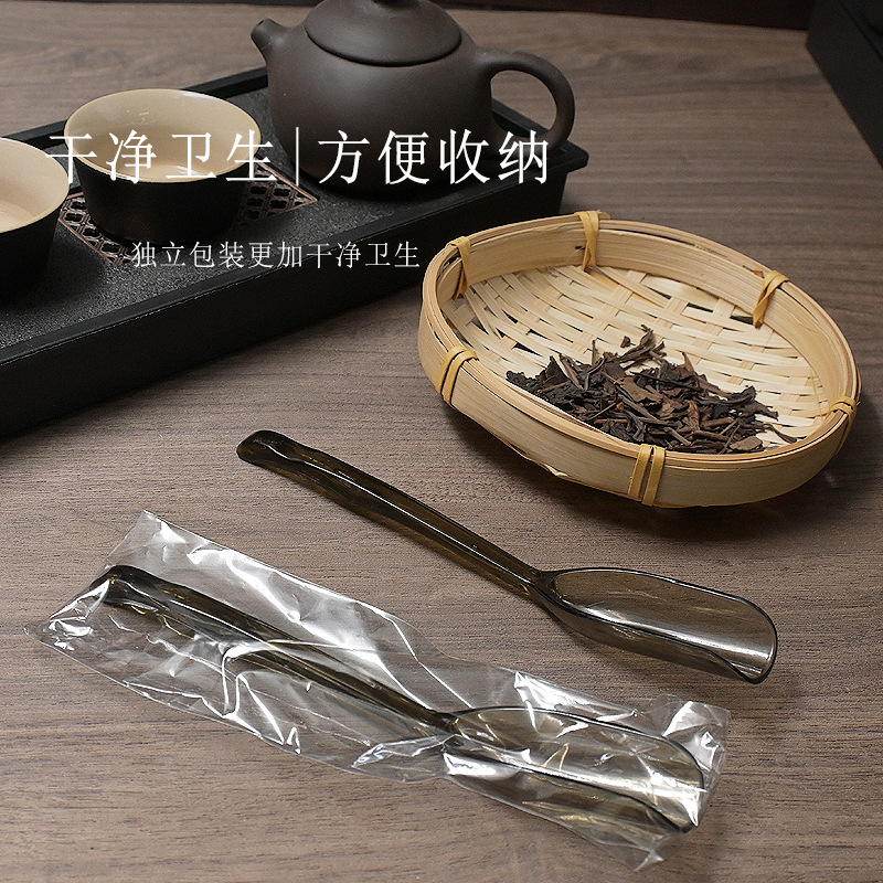 Thickened plastic teaspoon small medicine spoon plastic small teaspoon shovel milk powder spoon small soil shovel (individually packaged)