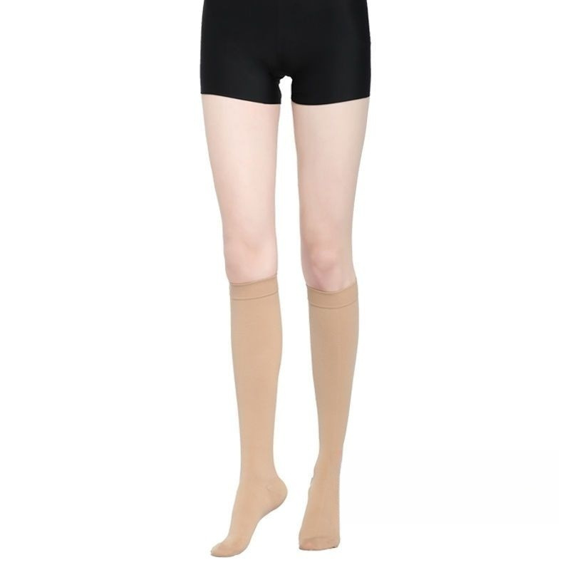 Xinzhangzhang First-Class Mid-Tube Toe-Covering Varicose Veins Socks Women's Therapeutic Calf Sleeves to Prevent Blood Clots after Surgery