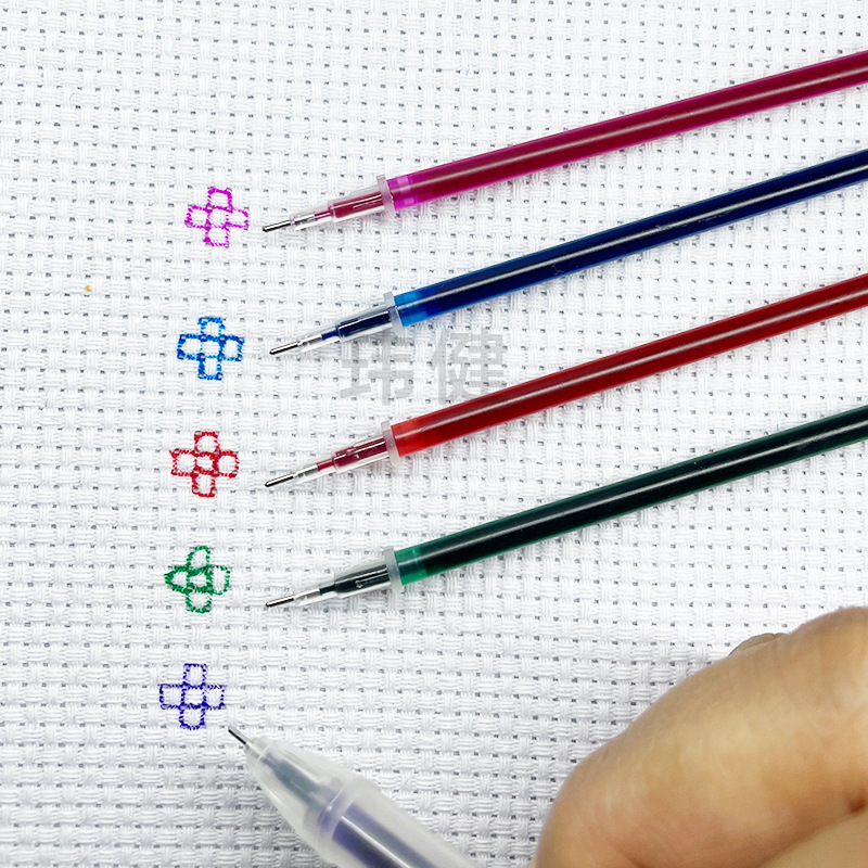 New Cross Stitch Water Soluble Refill 0.7 Thick Head 0.5 Thin Head Ink Refill for Diy Embroidery