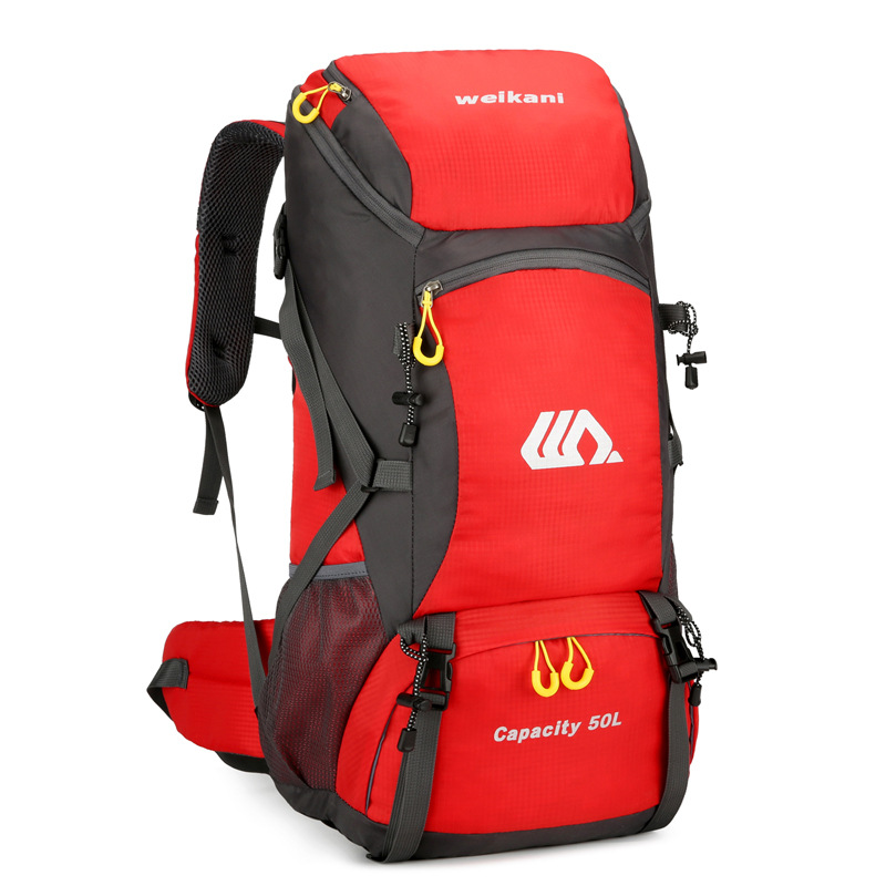 Weikani New Cross-Border Outdoor Sports Backpack Mountaineering Bag 50L Men's and Women's Hiking Camping Style Bag Travel Backpack