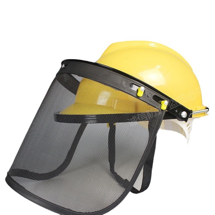 Production and supply of metal mesh anti-splash mask anti-impact screen mask garden matching machine lawn mower protective mask