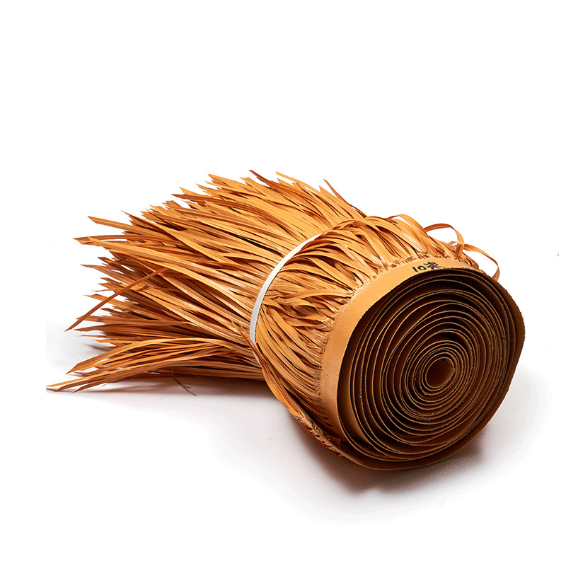 Plastic Plastic Thatch PE Simulation Straw House Scenic Decorative Roof Wooden House Pavilion Twisted Flower Vine Simulation Thatch